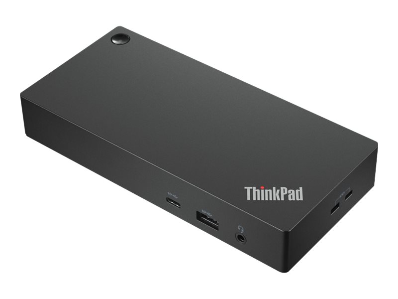  ThinkPad Universal USB-C Type-C Dock - Docking station - USB-C - HDMI, 2 x DP - GigE - 90 Watt - CRU - for ThinkPad X1 Carbon Gen 8; X1 Carbon Gen 9; X1 Yoga Gen 5; X1 Yoga Gen 6  