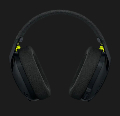  Wireless Gaming Headset: G435 LIGHTSPEED Wireless Gaming Headset With Microphone - Black and Neon Yellow  
