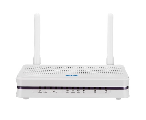  Modem/Router: VDSL2/ADSL2+ AX1500 VPN Firewall, dual-band Wireless 1200Mbps (5GHz) and 300Mbps (2.4GHz), 3x GLAN  