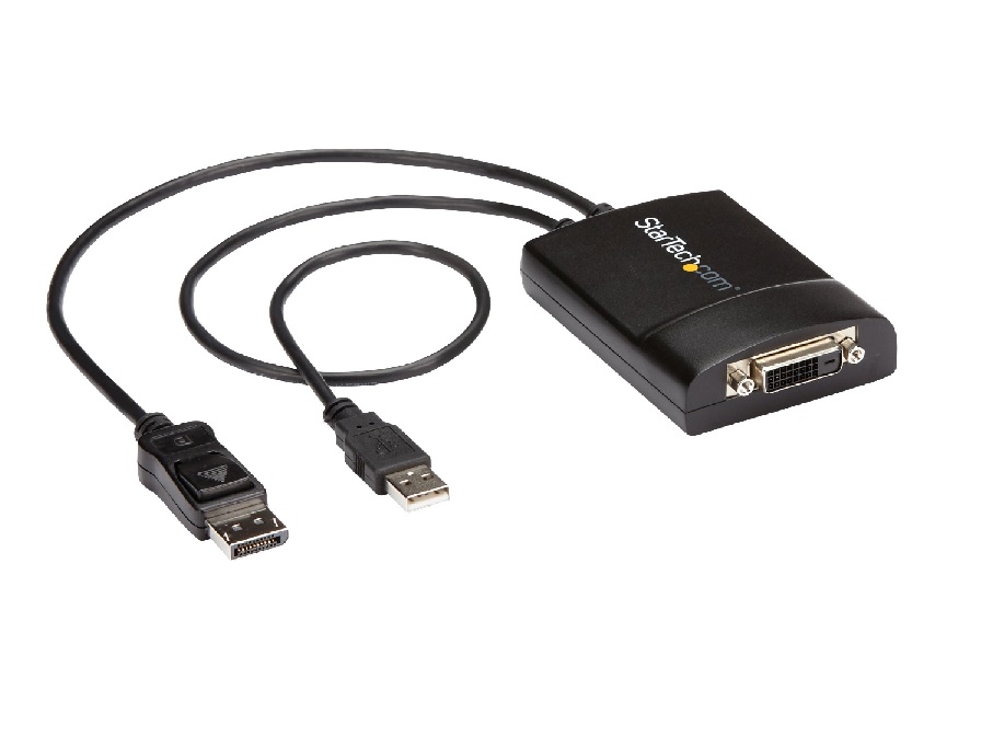  DP TO DVI-D Active ADAPTER (2560x1600 60Hz), USB POWER, 3YR  
