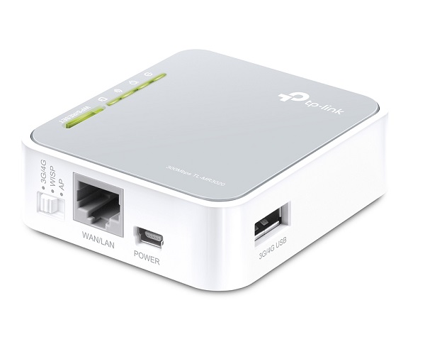 Router: 300Mbps Portable 3G/4G Wireless-N Router, 1x USB Port  