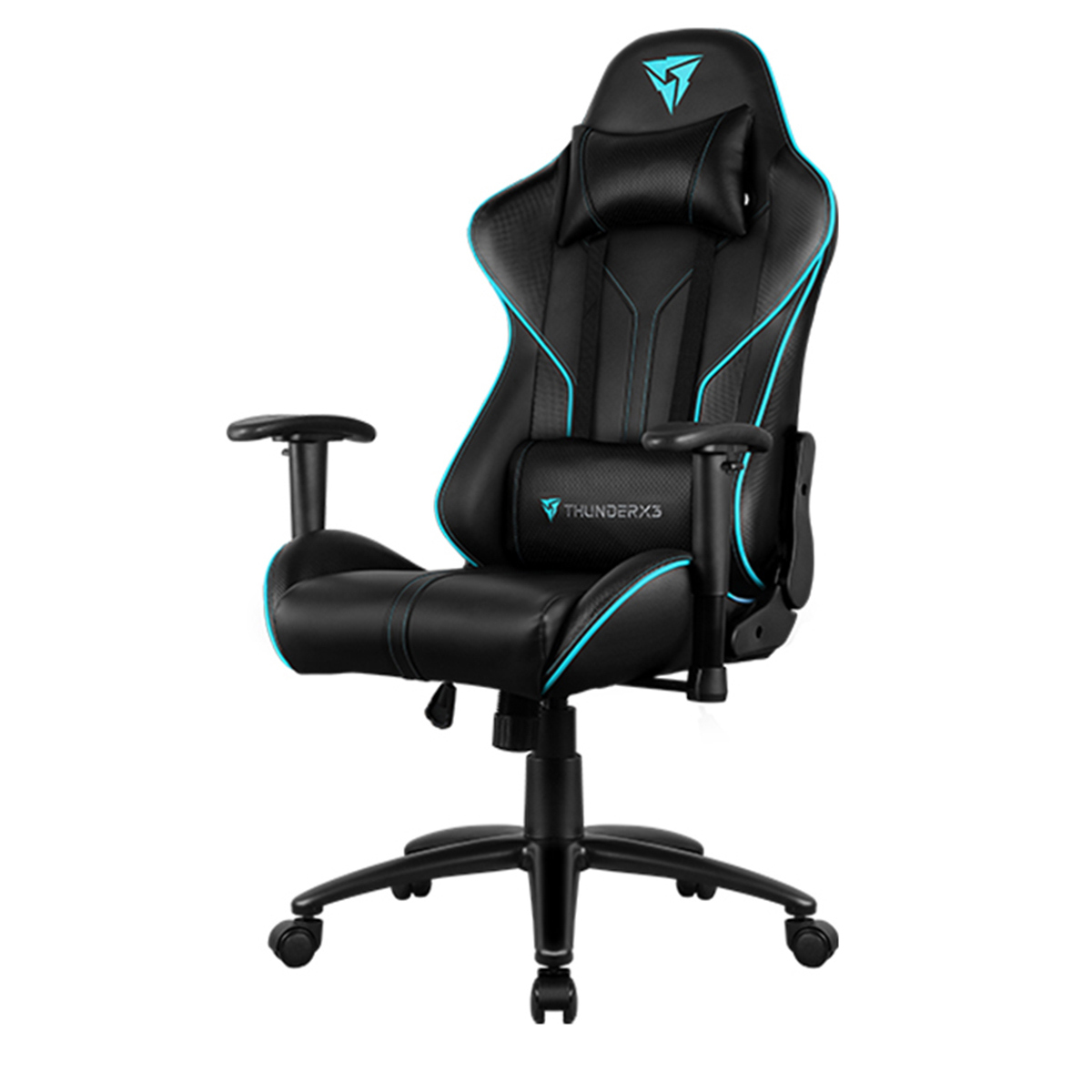  ThunderX3 RC3 Gaming /Office Chair - Black/Cyan<BR><fONT COLOR='RED'>In-Store Pickup Not Available - Delivery Only (Freight Charges Apply)  