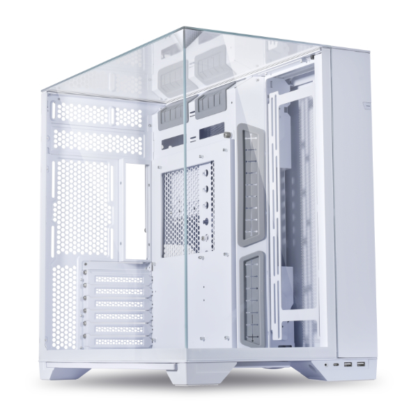  <B>Mid-Tower Case:</b> O11 Vision - White<br>Frame-Less Design, 2x USB 3.0 + 1x USB Type-C, Tempered Glass Front & Side Panels, Supports: E-ATX*/ATX/mATX/mini-ITX  