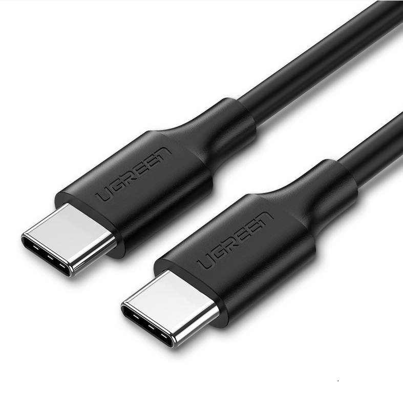  Type-C (USB-C) to Type-C (USB-C), Male to Male Charge & Sync Cable 3A 1m - Black  