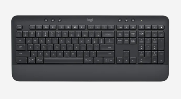  Wireless Keyboard: SIGNATURE K650 - Wireless & Bluetooth Comfort Keyboard - Graphite  