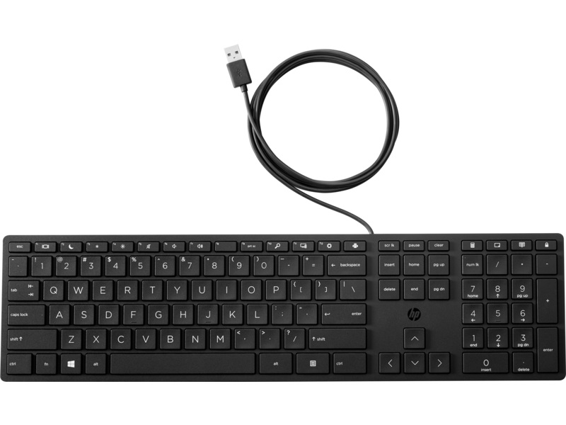  HP Wired USB Desktop 320K Keyboard  