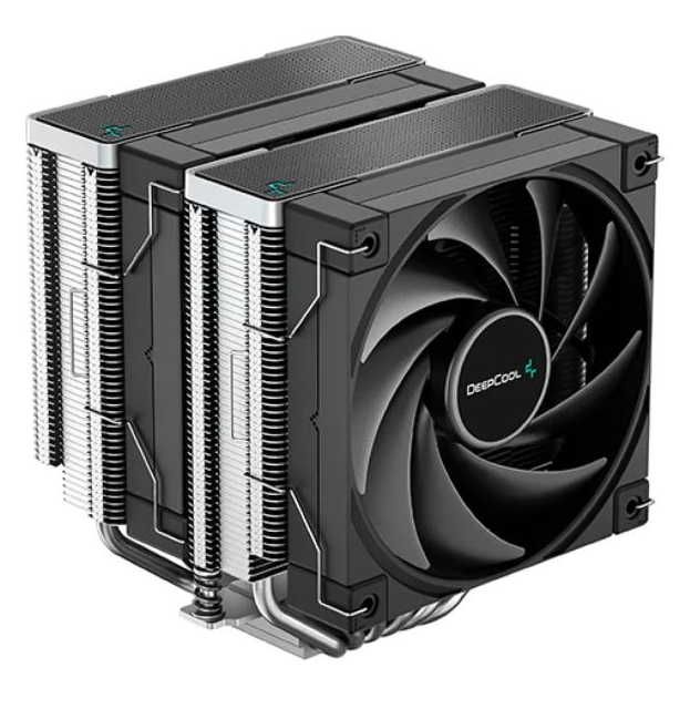  CPU Cooler: DeepCool AK620 - Black<br>2x 120mm PWM Fan, 129138160 mm<br>Supports: Intel LGA1700, LGA1200, LGA115x, AMD AM5, AM4  