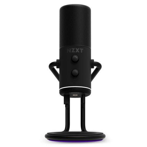  Capsule Wired Microphone - Matte Black - 20 Hz to 20 kHz - Cardioid - Shock Mount, Desktop - USB Type C  