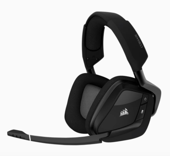  <b>Wireless Gaming Headset:</b> VOID RGB Elite Wireless Premium Gaming Headset, 7.1 Surround Sound, Memory Foam Ear-Pads, Up to 16 Hours Battery, On-Ear Controls - Carbon  