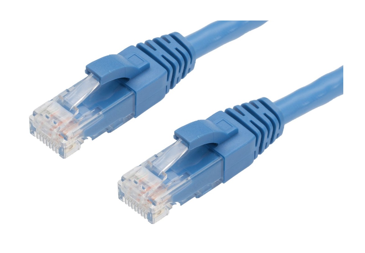  Network Cable: Cat6/6A  RJ45 0.25m 25cm Blue  