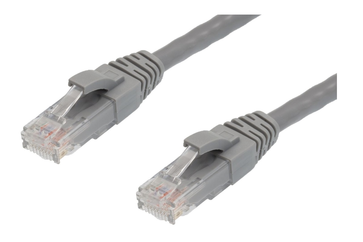  Network Cable: Cat6/6A RJ45 0.25m 25cm GREY  