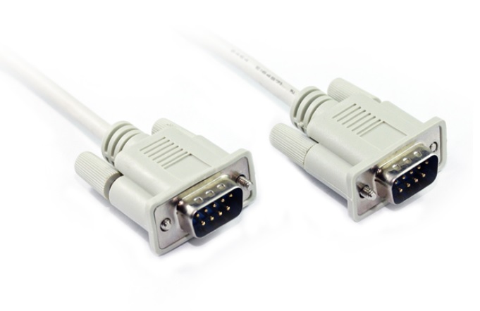  2M DB9M-DB9M Serial Connection Cable  