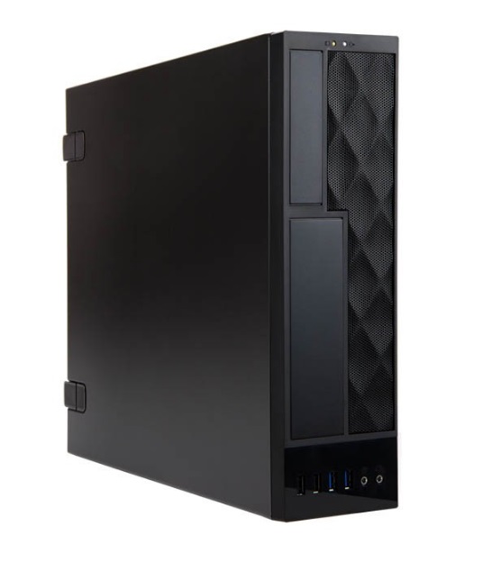  <b>SFF Slim-Tower Case</b>: CE052 - Black - 300W 80Plus Gold PSU Included<BR>1x 5.25" Bay, 1x 3.5" Bay, 1x 2.5" Bay, 1x 90mm Fan, 2x USB 3.0, 2x USB 2.0, Supports: mATX/mini-ITX  