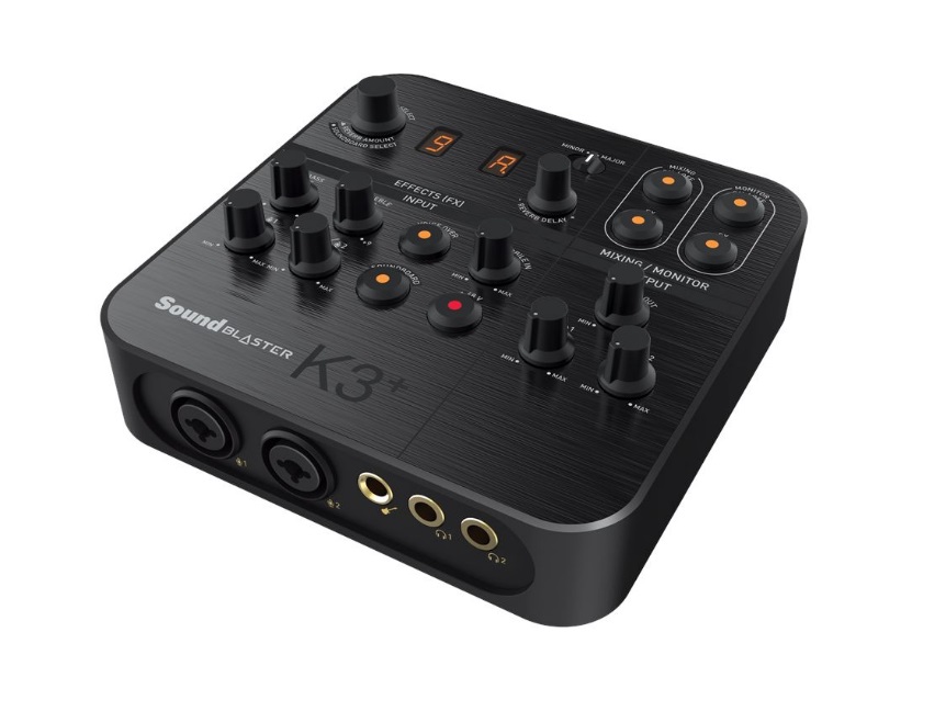  Sound Blaster K3+, USB Powered Recording & Streaming Mixer  
