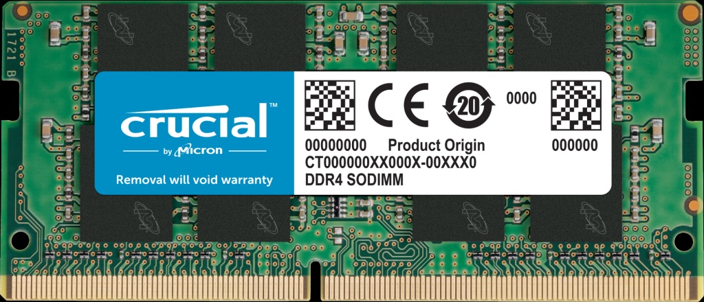  SO Dimm Single Channel: 16GB (1x16GB) DDR4 3200MHz CL22 1.2V - Notebook Laptop Memory  