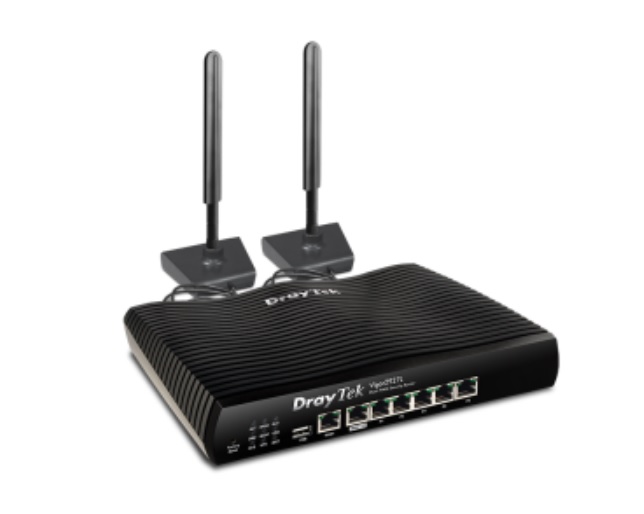 Multi WAN Router with a Cat6 4G LTE SIM slot, 1 x GbE WAN, 1 x GbE WAN/LAN, and 3G/4G USB WAN port for Load Balancing and Fail-over, 5 x GbE LANs, Object-based SPI Firewall, CSM, QoS, 50 x VPNs, 25 x SSL VPNs, and support VigorACS 2  