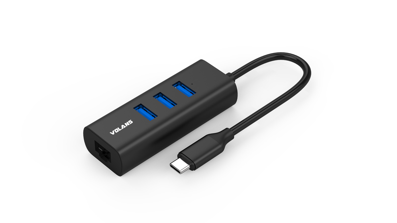  Aluminium USB-C Type-C (Gen 2) to 3-Port Hub & Gigabit Ethernet Adapter  