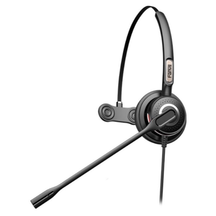  <b>Wired Headset:</b> Mono Headset - Over the head design, perfect for any small office or home office (SOHO) or call center staff  