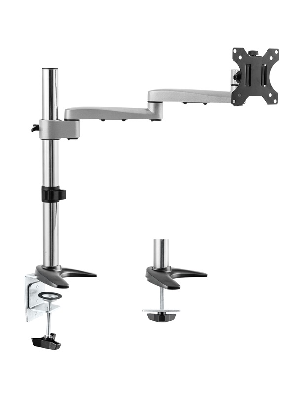  Astrotek Monitor Arm Desk Mount Height Adjustable Stand for Single LCD Display 22"-27" 8kg, Tilt /Swivel / VESA 75x75 & 100x100  