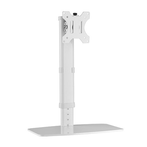  Single Monitor Freestanding Monitor Desk Stand for 17"-27" LCD Monitors and Screens  