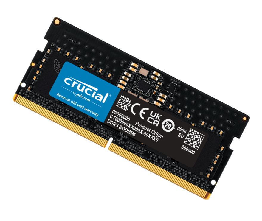  SO Dimm Single Channel: 16GB (1x16GB) DDR5 4800MHz C40 1.1V - Notebook Laptop Memory  