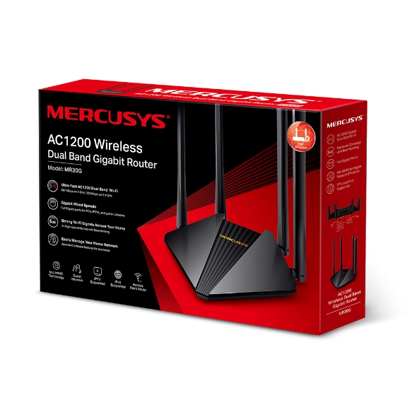  Router: AC1200 Wireless Dual Band Gigabit Router  