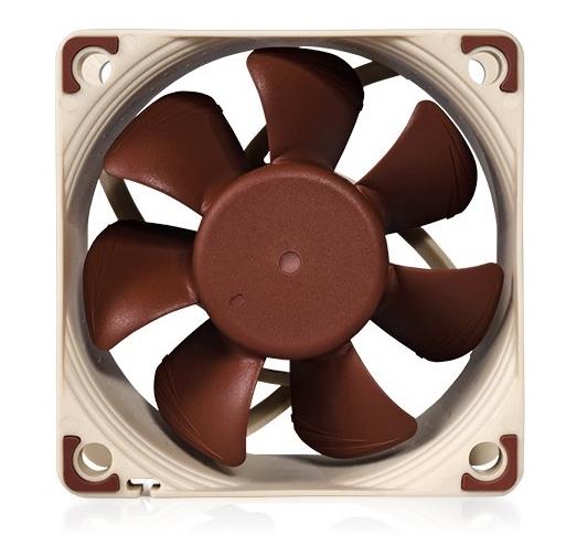  60mm Fan: Noctua A-Series A6x25-PWM<br>60mm 4-Pin PWM Fan, 3000 RPM, 19.3 dB(A)  