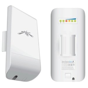  airMAX Nanostation LOCO M 2.4GHz Indoor/Outdoor CPE - Point-to-Multipoint(PtMP) application - Includes PoE Adapter  