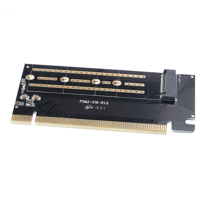 M.2 NVME to PCI-E 3.0 X16 Expansion Card (Not support SATA Mode M.2) <B>(not work with Samsung 970 EVO Plus / Pro)</b>  