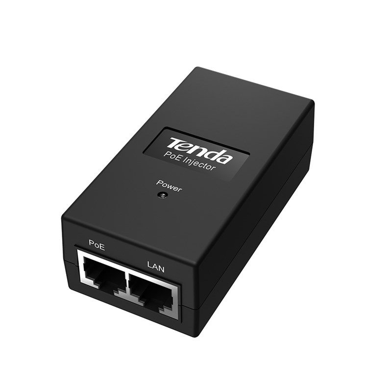 10/100Mbps PoE injector output power 15W  