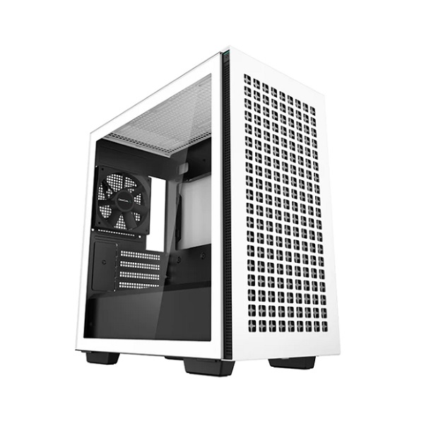  <b>Mini-Tower Case</b>: CH370 - White<br>Tempered Glass, 1x 120mm Fan, 2 x USB 3.0, 1 x Audio Jack, Supports: Micro-ATX, Mini-ITX  