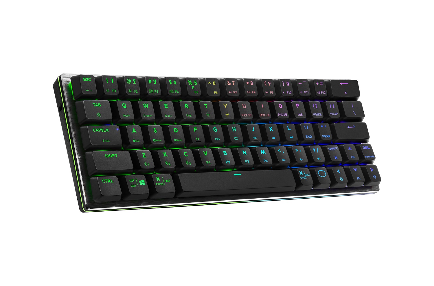  <b>Mechanical Gaming Keyboard:</b> MASTERKEYS SK622 BLACK RGB <b>ERGONOMIC LOW PROFILE SWITCH RED </b> Hybrid Wired & Wireless, Slim Design, Brushed Aluminum Design  