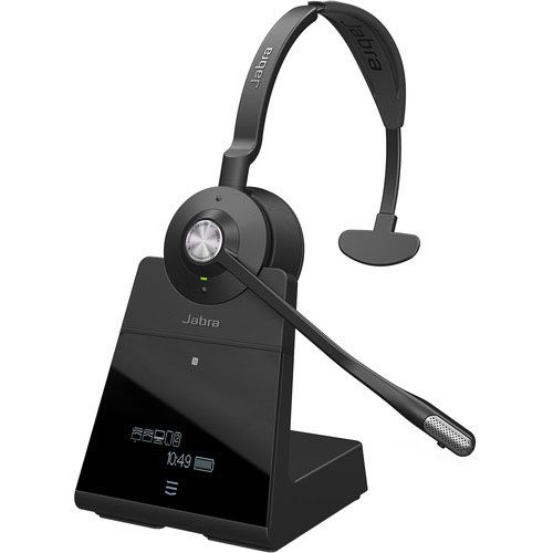  Engage 75 Mono Wireless Over-the-head Headset - Bluetooth/DECT - Touchscreen Base - Noise Cancelling Microphone  