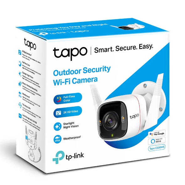  Tapo C320WS: Outdoor Security Wi-Fi Camera  