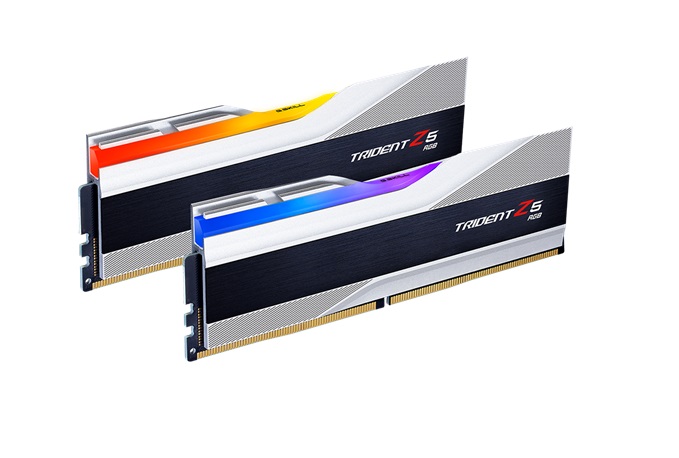  Dual Channel: 32GB (2x16GB) DDR5 6400MT/s CL32 Trident Z5 RGB Silver - Optimised for Intel Desktop Memory  