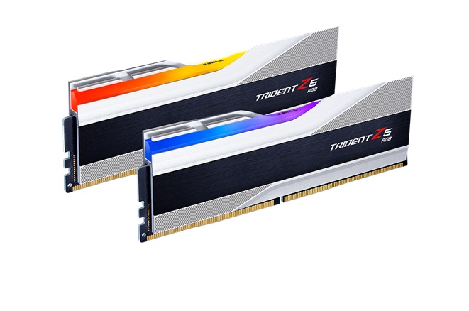  Dual Channel: 32GB (2X16GB) DDR5 6000MT/s CL36 Trident Z5 RGB Silver - Optimised for Intel Desktop Memory  