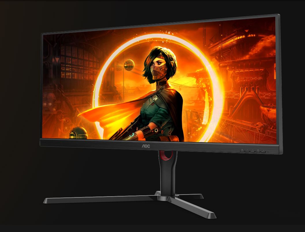  34" 3K (3440 X 1440), Gaming 1ms 144hz, 130mm Height Adjustable Stand. FreeSync Premium, 3-sided Frameless Gaming Monitor  