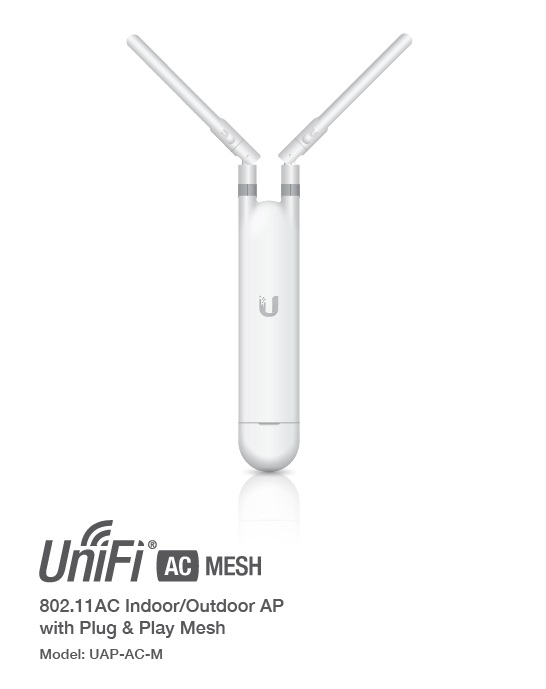  UniFi AP AC Outdoor Mesh 1167Mbps, dual-omni antennas  