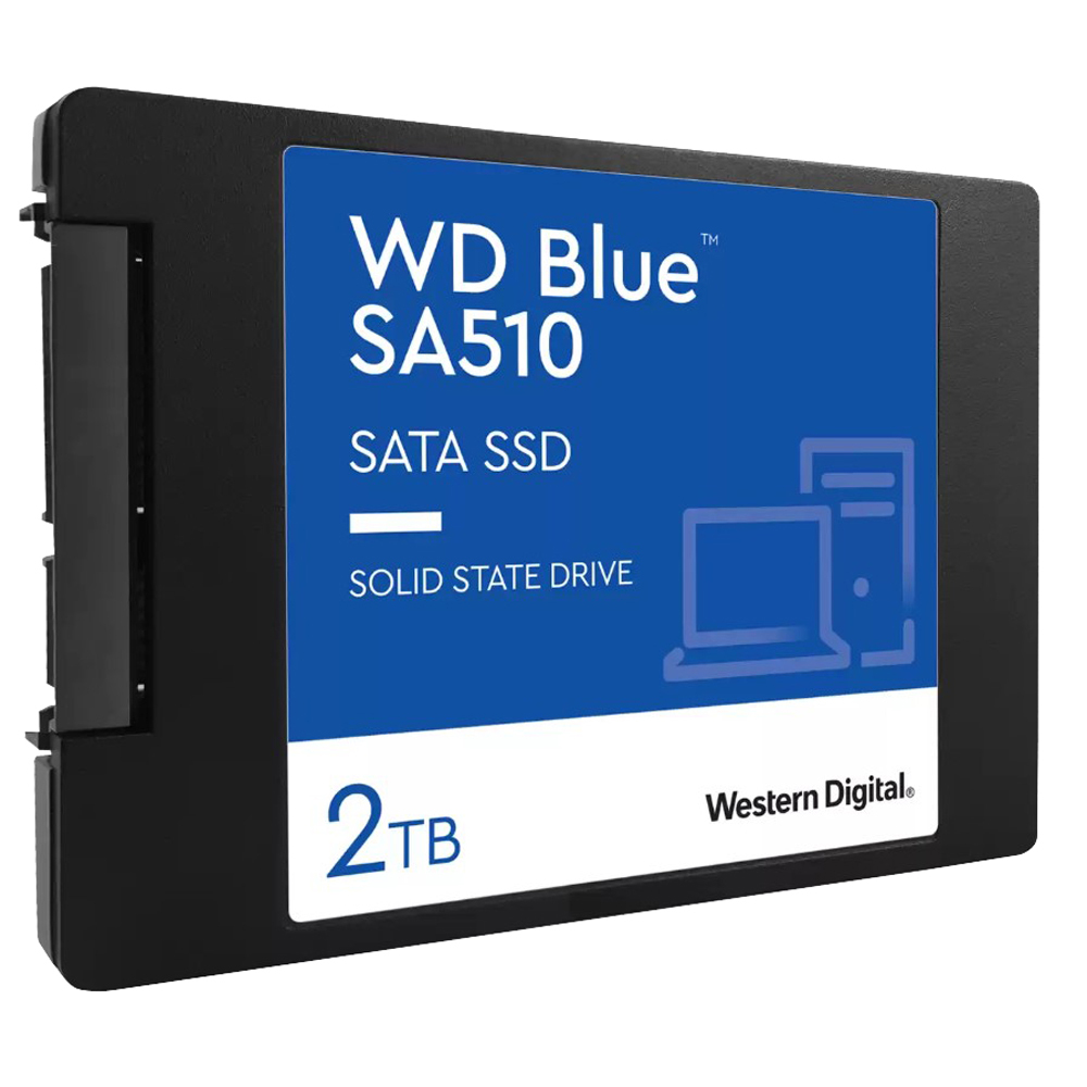  <b>2.5" SSD Drive:</b> 2TB Blue SA510 SATA SSD 2.5/7mm Cased Read 560MB/s Write 520MB/s 5-year Limited Warranty  