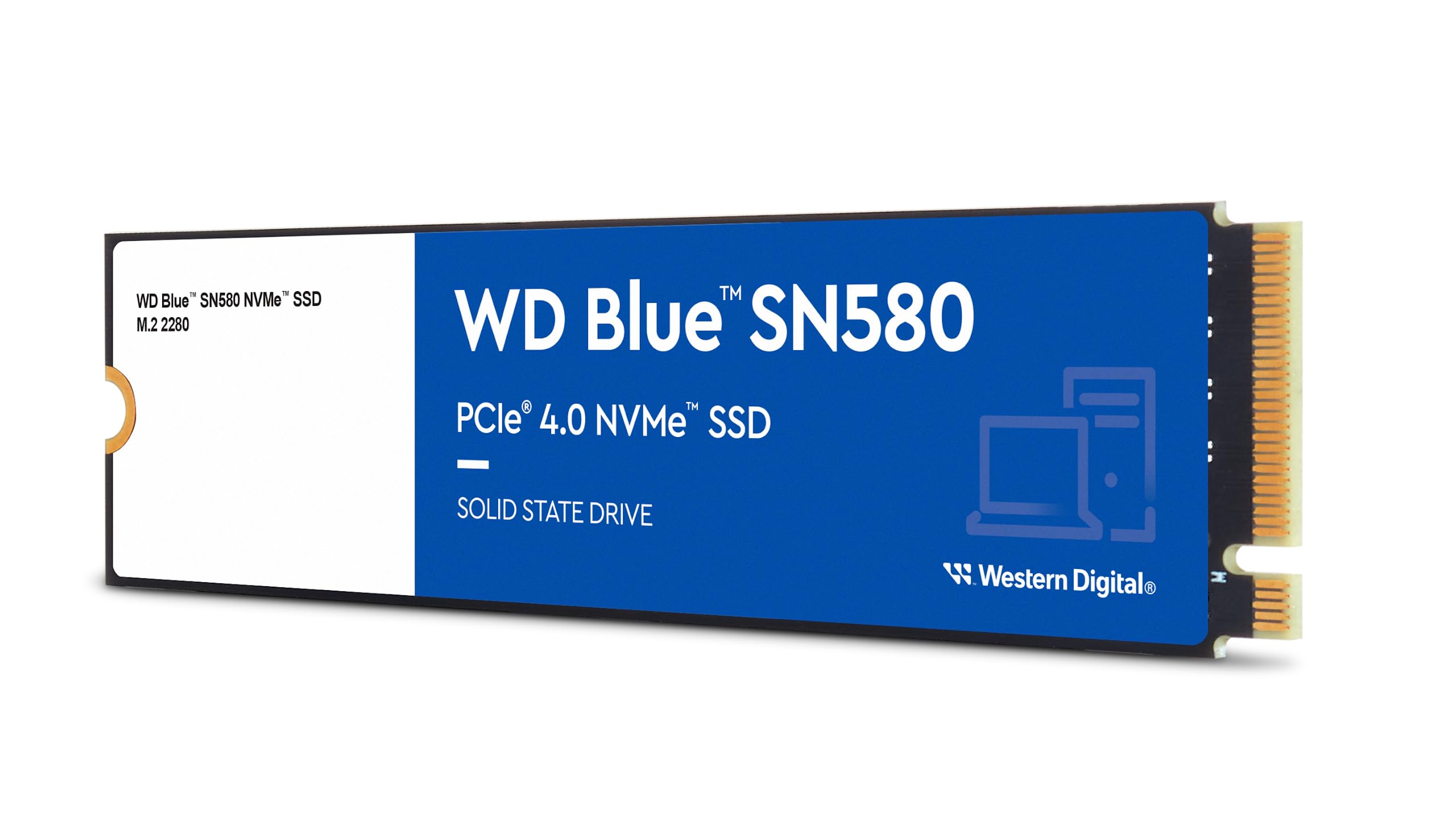  <b>M.2 NVMe SSD:</b> Blue SN580 NVMe SSD 500GB, M.2 2280 , NVME, PCIE GEN 4.0, 5YR WARRANTY  