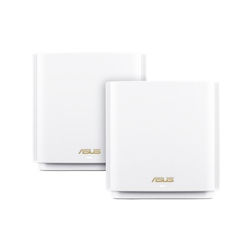  ZENWIFI XT8 AX6600 Wifi 6 Tri-Band Whole-Home Mesh Routers White Colour (2 Pack)  