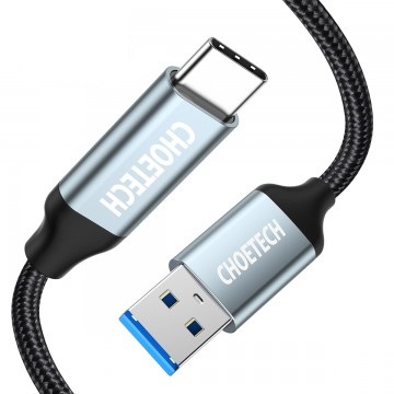  USB Type-C (USB-C) to USB 3.0 2m Braided Cable - Black  