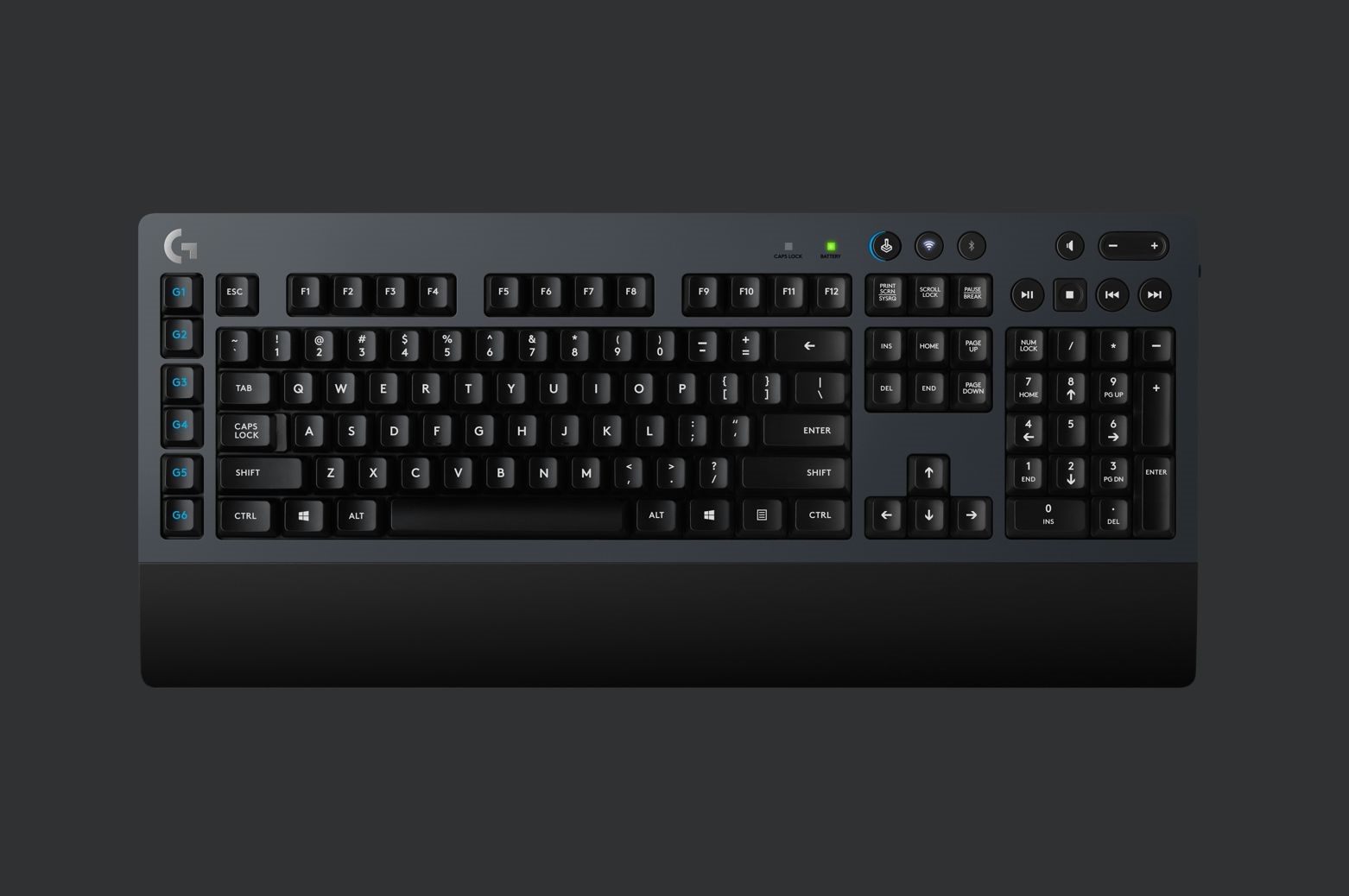  <b>Gaming Keyboard:</b> G613, Bluetooth Wireless RGB Mechanical <b>ROMER-G Tactile Switch</b>  