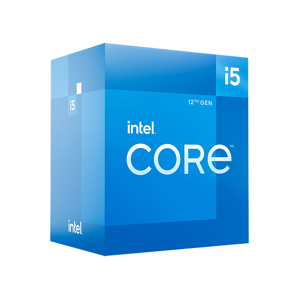  <B>Intel 12th Gen. LGA1700 CPU: Alder Lake i5-12400F</b><br>6-Cores 12-Threads, 2.5GHz (Base) 4.4GHz (Turbo) 18MB Cache, 117W<BR>No Integrated Graphic, CPU Cooler Included  