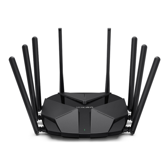  AX6000 8-Stream Wi-Fi 6 Router - 1 2.5 Gbps WAN/LAN Port + 1 Gigabit WAN/LAN Port + 2 Gigabit LAN Ports, 8 Fixed Omni-Directional Antennas  