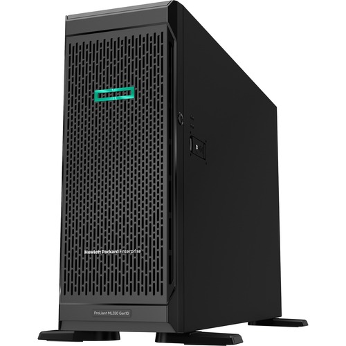  Enterprise HPE ProLiant ML350 G10 4U Tower Server - 1 x Intel Xeon Silver 4210R 2.40 GHz - 16 GB RAM - Serial ATA/600, 12Gb/s SAS Controller - 2 Processor Support - 1.50 TB RAM Support - Up to 16 MB Graphic Card - Gigabit Ethernet - 8 x SFF Bay(s) - Hot Swappable Bays - 1 x 800 W  