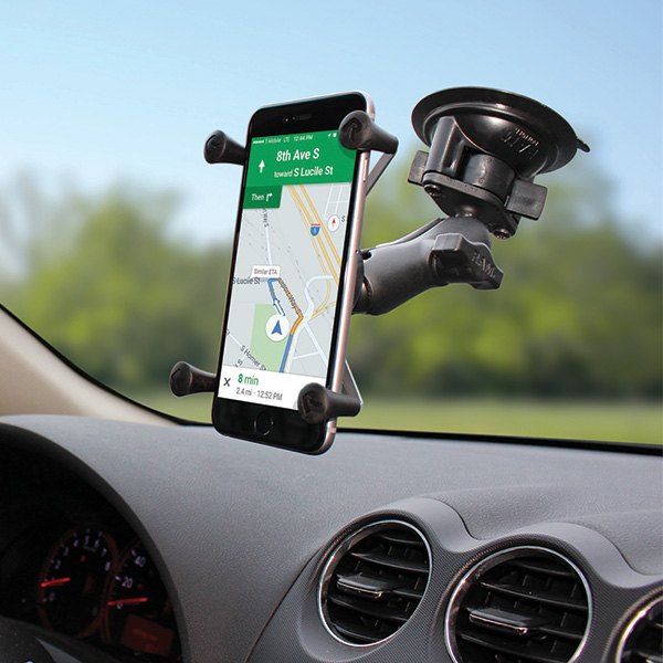  RAM Twist-Lock Suction Cup Mount with Universal X-Grip Cell/iPhone Cradle  
