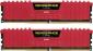 DUAL CHANNEL :8GB (2x4GB) DDR4-2400 Vengeance LPX DIMM 14-16-16-31 2x288-pin Memory, Red DUAL CHANNEL :8GB (2x4GB) DDR4-2400 Vengeance LPX DIMM 14-16-16-31 2x288-pin Memory, Red