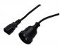 Power Cable: 3 PIN AUS Mains (FEMALE) - IEC C14 (MALE) 2m Power Cable: 3 PIN AUS Mains (FEMALE) - IEC C14 (MALE) 2m