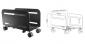 Universal Mobile CPU Stand, For most ATX Tower cases, up to 10kg, 119-209mm Universal Mobile CPU Stand, For most ATX Tower cases, up to 10kg, 119-209mm